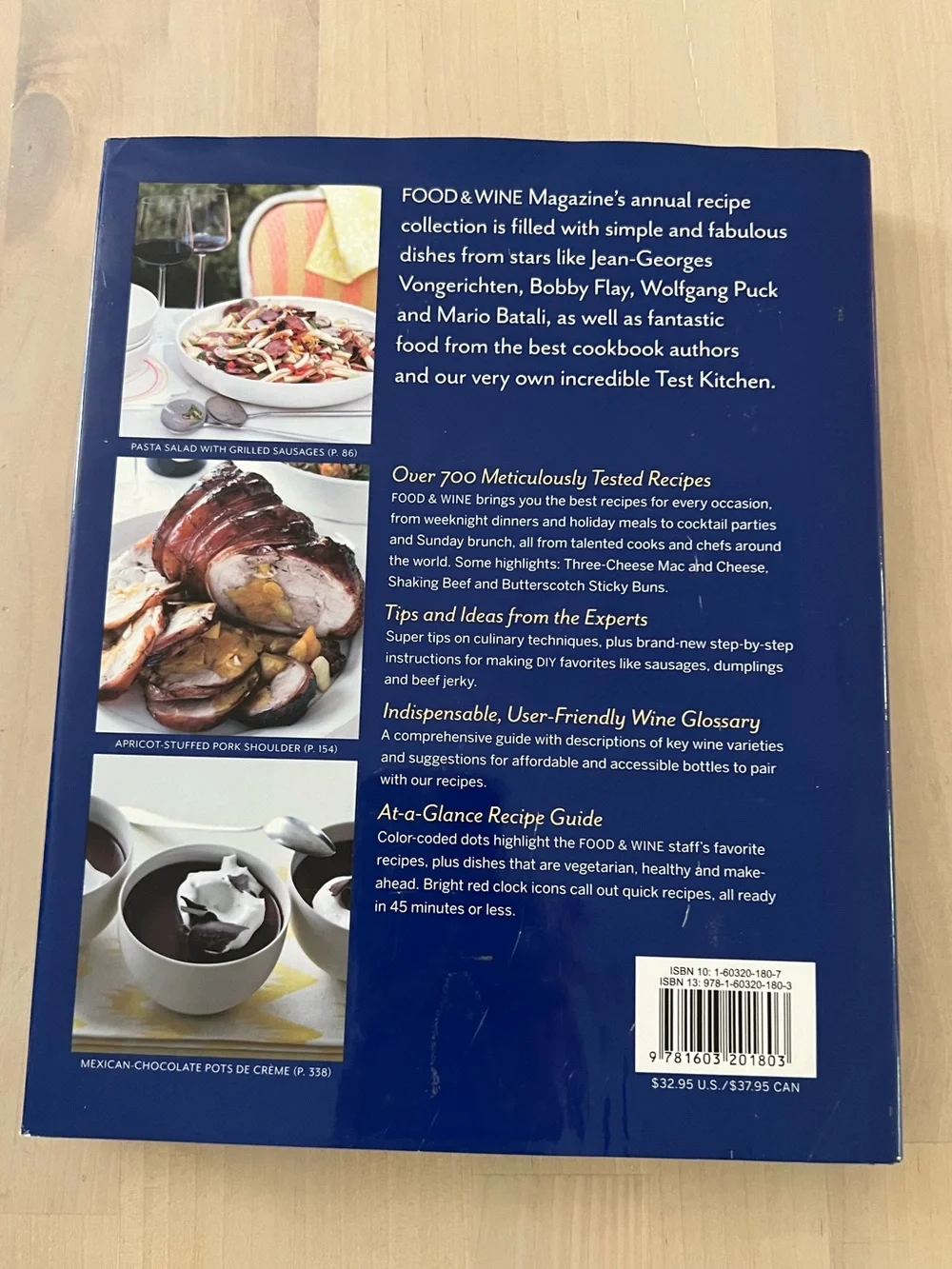 Food & Wine Annual Recipe Collection - Blue Cover